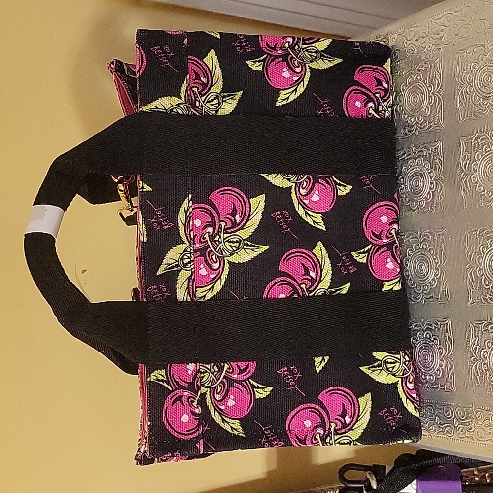 BETSEY JOHNSON FLORAL CANVAS TOTE - Picture 4 of 16